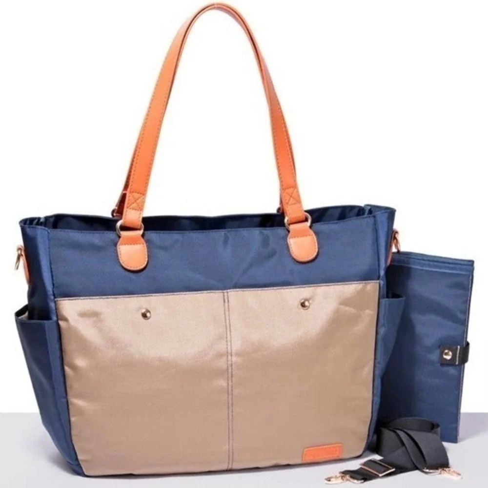 Gadikat Diaper Bag - XL Devon‎ Collection New England Blue